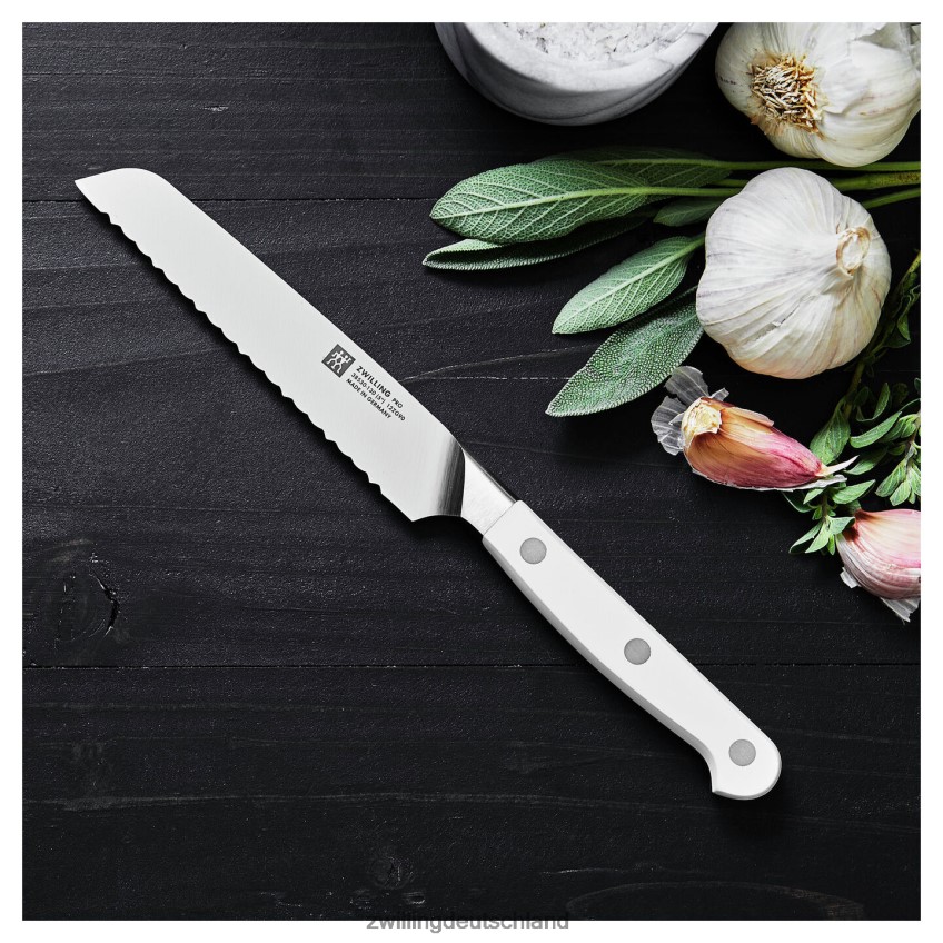 Besteck Zwilling Pro le Blanc 5-Zoll-Allzweckmesser, gezahnte Schneide 484N62175 - Zwilling Deutschland
