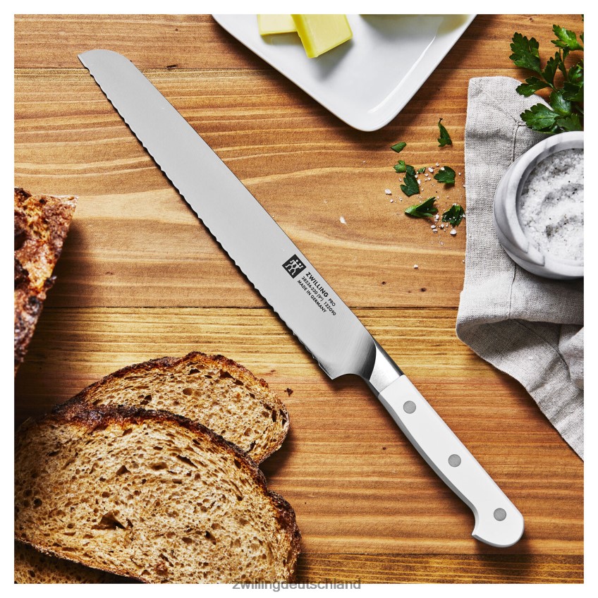 Besteck Zwilling Pro le Blanc 9-Zoll, Brotmesser 484N62230 - Zwilling Topfset