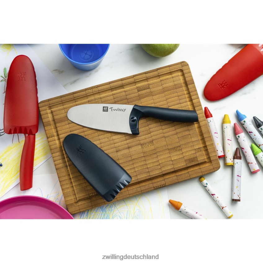 Besteck Zwilling Twinny 4,25 Zoll, Kochmesser, blau 484N6297 - Zwilling Deutschland