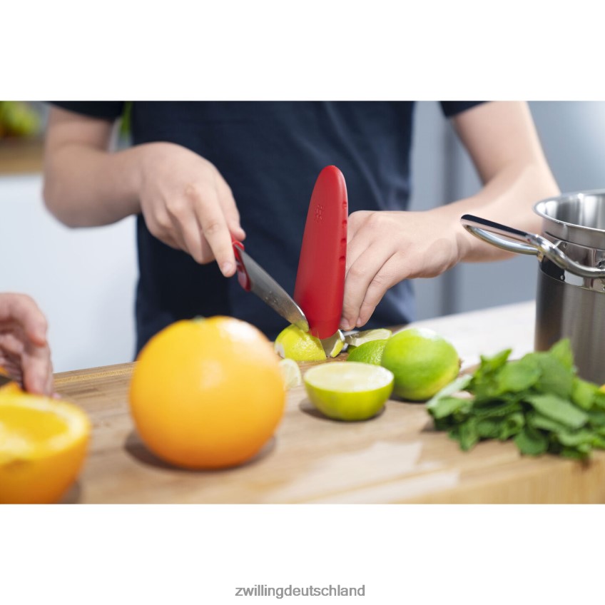 Besteck Zwilling Twinny 4,25 Zoll, Kochmesser, rot 484N6298 - Zwilling Topfset