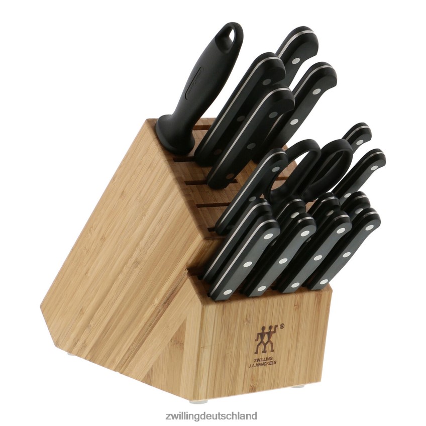 Besteck Zwilling Twin Gourmet 18-teiliges Messerblock-Set, natur 484N6212 - Zwilling Besteck