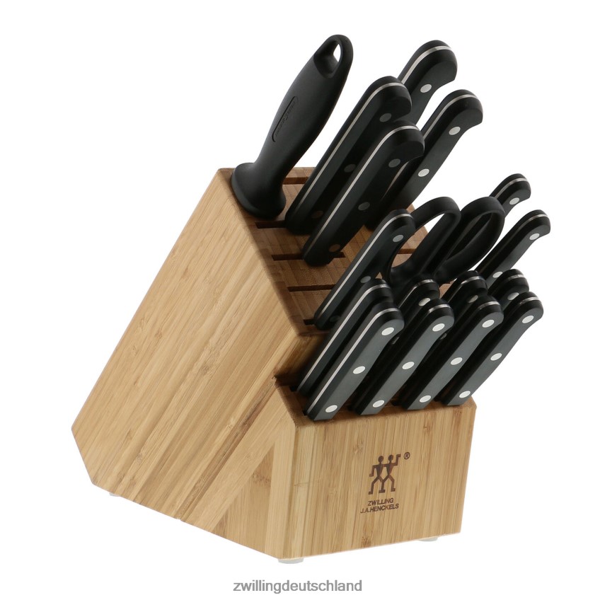 Besteck Zwilling Twin Gourmet 18-teiliges Messerblock-Set, natur 484N6212 - Zwilling Besteck