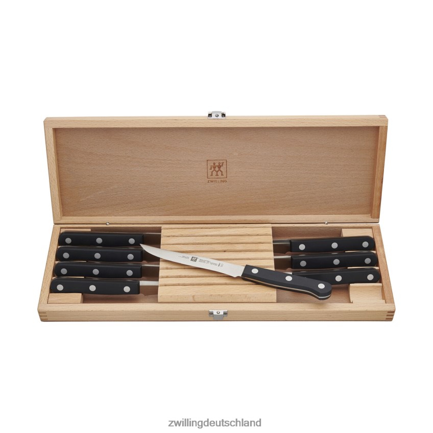 Besteck Zwilling Twin Gourmet 8-teiliges Steakmesserset mit Holzetui 484N62361 - Zwilling Deutschland