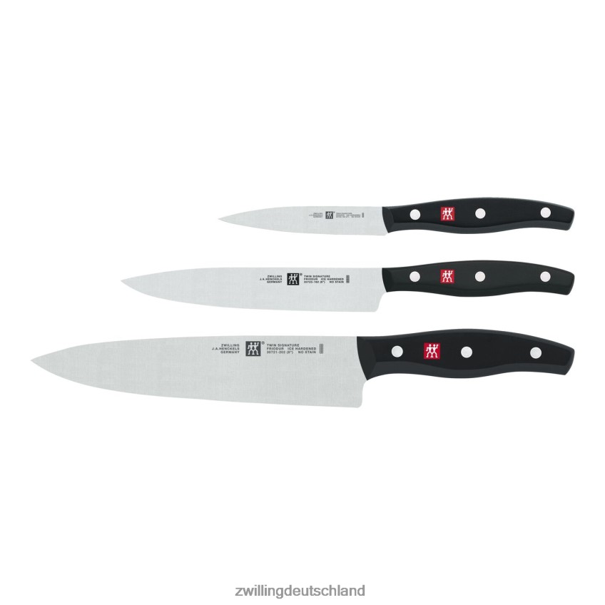 Besteck Zwilling Twin Signature 3-teiliges Starter-Messerset 484N6265 - Zwilling Topfset