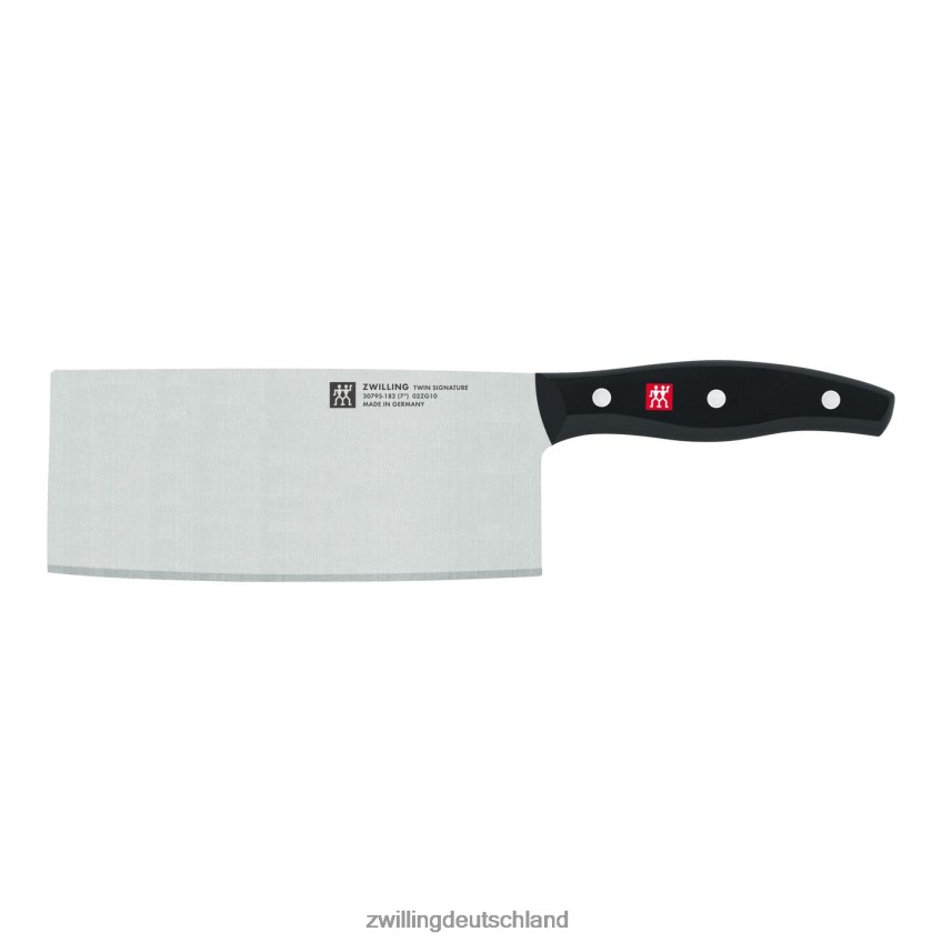 Besteck Zwilling Twin Signature 7-Zoll, chinesisches Kochmesser/Gemüsebeil 484N6256 - Zwilling Topfset
