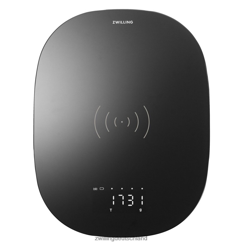Elektrik Zwilling Enfinigy kabellose Lade-Küchenwaage – Schwarz 484N62577 - Zwilling Deutschland