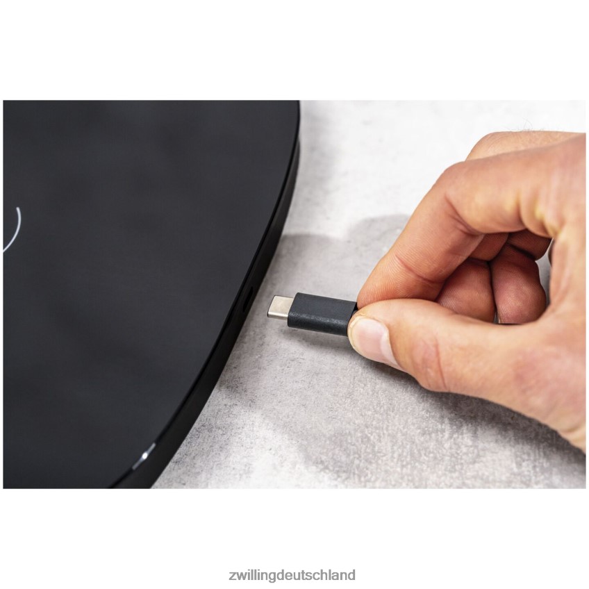 Elektrik Zwilling Enfinigy kabellose Lade-Küchenwaage – Schwarz 484N62577 - Zwilling Deutschland