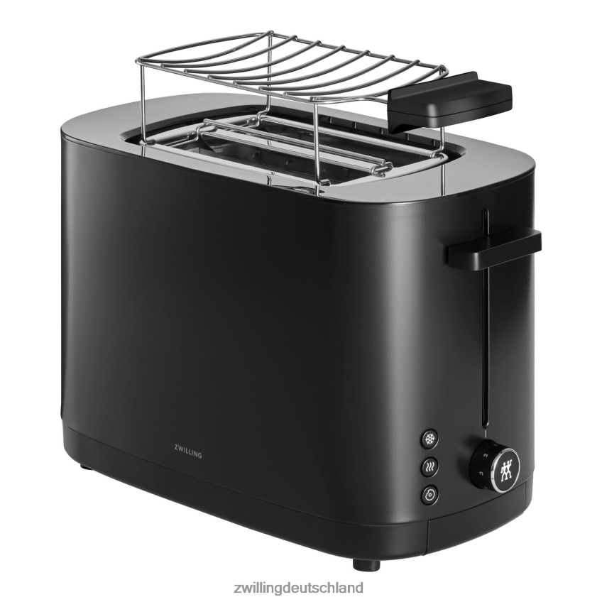 Elektrik Zwilling Enfinigy Brötchenaufsatz – klein, 2 kurze Schlitze, schwarz matt 484N62592 - Zwilling Deutschland