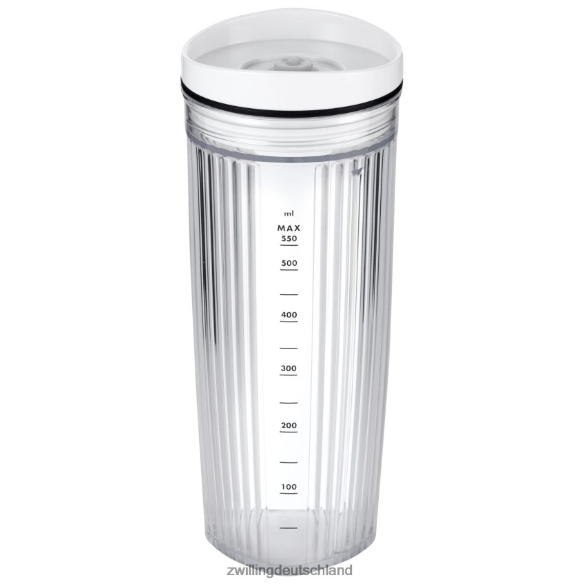 Elektrik Zwilling Enfinigy persönlicher Mixerbehälter mit Trinkdeckel und Vakuumdeckel – weiß 484N62576 - Zwilling Besteck