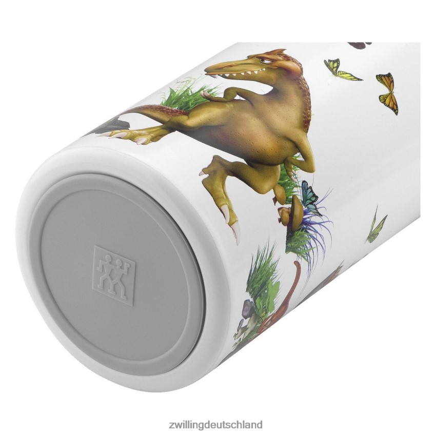 Küche Zwilling Dinos Dinos Trinkflasche, 350 ml, Edelstahl, weiß-grau 484N62534 - Zwilling Besteck