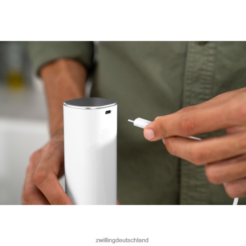 Küche Zwilling Enfinigy elektrische Salz-/Pfeffermühle, weiß 484N62550 - Zwilling Deutschland