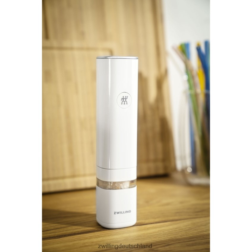 Küche Zwilling Enfinigy elektrische Salz-/Pfeffermühle, weiß 484N62550 - Zwilling Deutschland