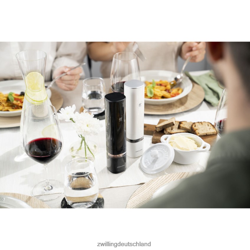 Küche Zwilling Enfinigy elektrische Salz-/Pfeffermühle, weiß 484N62550 - Zwilling Deutschland