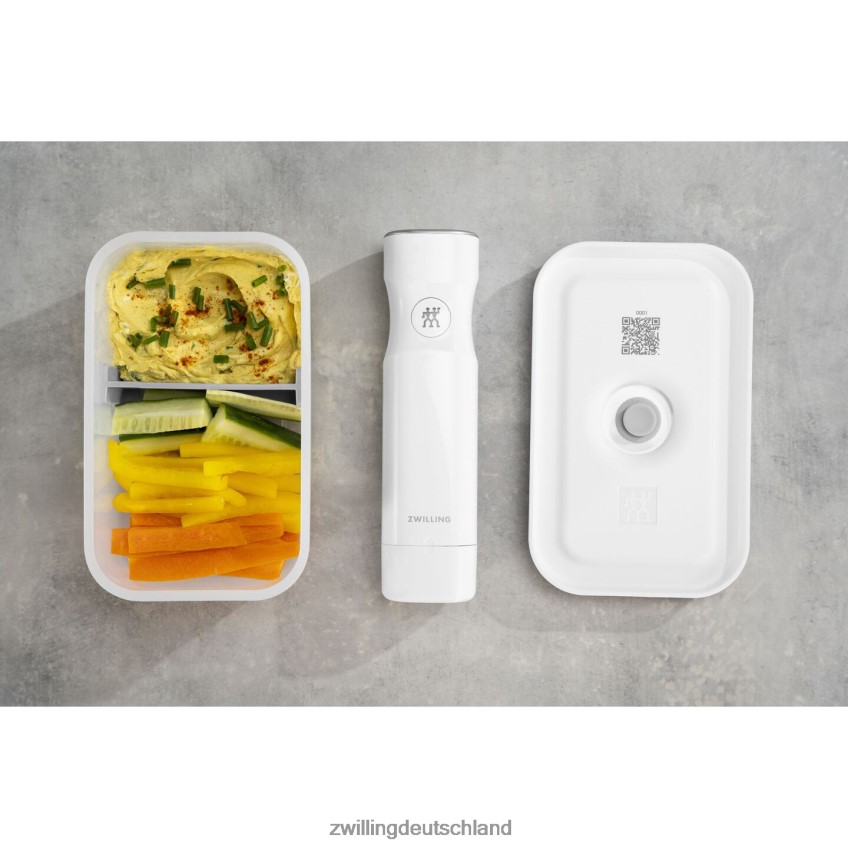 Küche Zwilling Fresh & Save M Vakuum-Brotdose, Kunststoff, halbtransparent-grau 484N62483 - Zwilling Besteck