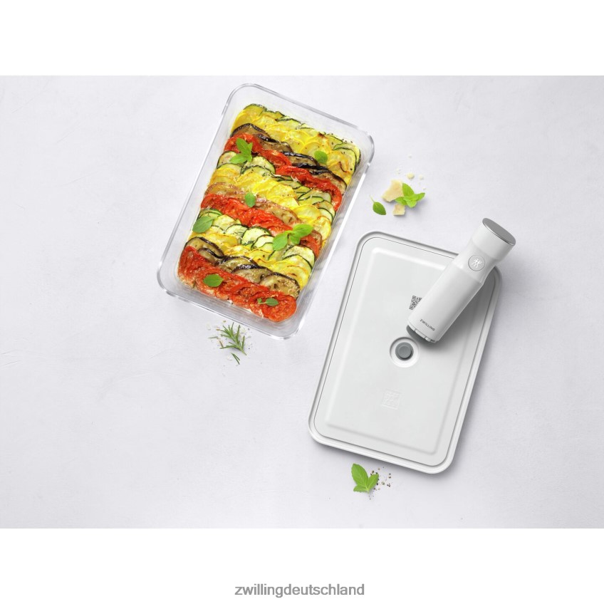 Küche Zwilling Fresh & Save Vakuum-Gratinform, Glas, grau 484N62461 - Zwilling Topfset