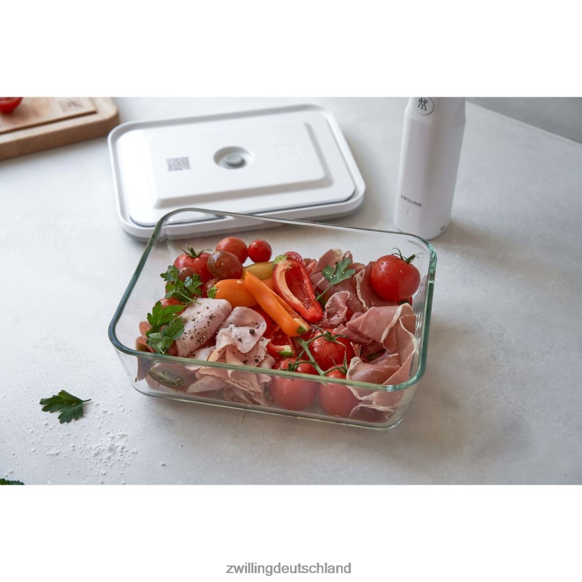 Küche Zwilling Fresh & Save Vakuum-Kühlbehälter, Glas, grau 484N62472 - Zwilling Deutschland