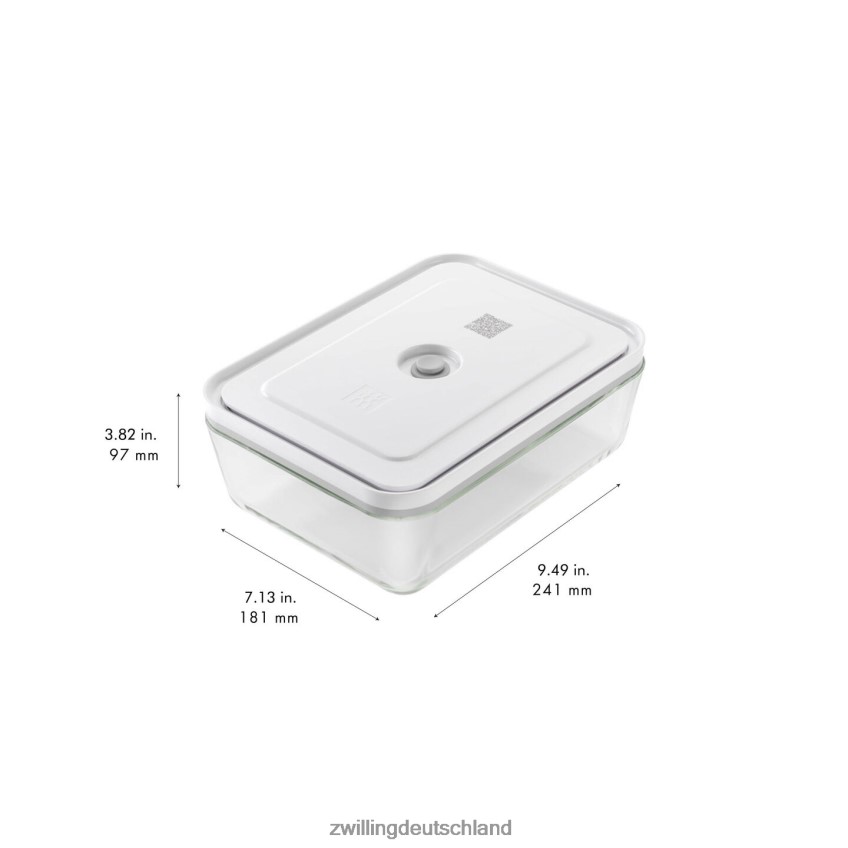 Küche Zwilling Fresh & Save Vakuum-Kühlbehälter, Glas, grau 484N62472 - Zwilling Deutschland