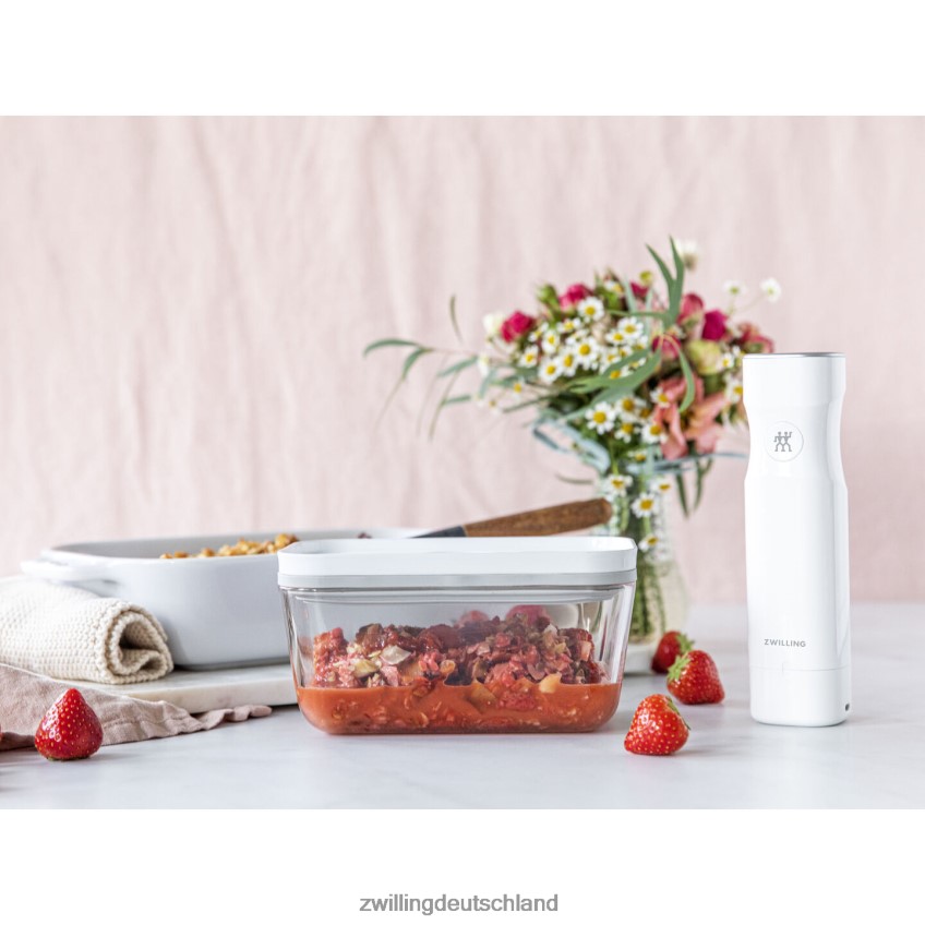Küche Zwilling Fresh & Save Vakuumpumpe mit Ladekappe, weiß 484N62452 - Zwilling Topfset