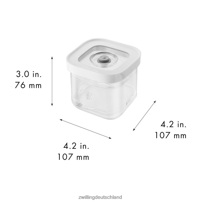 Küche Zwilling Fresh & Save Würfelbehälter, 0,35 qt, transparent-weiß 484N62481 - Zwilling Deutschland
