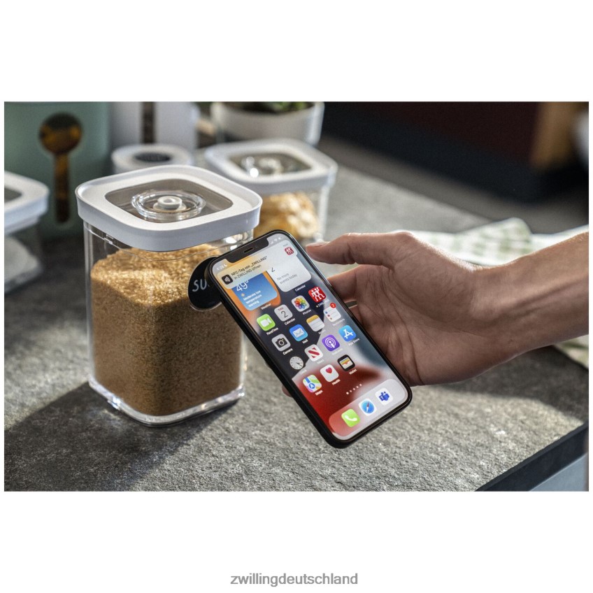 Küche Zwilling Fresh & Save Würfelbehälter 2er, 0,875 qt, transparent-weiß 484N62526 - Zwilling Deutschland