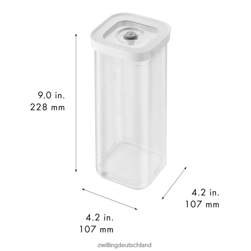 Küche Zwilling Fresh & Save Würfelbehälter 3er, 1,25 qt, transparent-weiß 484N62499 - Zwilling Deutschland