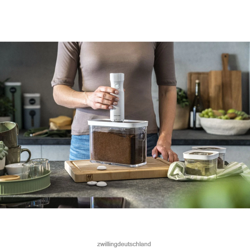 Küche Zwilling Fresh & Save Würfelbehälter 3m, 3 qt, transparent-weiß 484N62468 - Zwilling Besteck