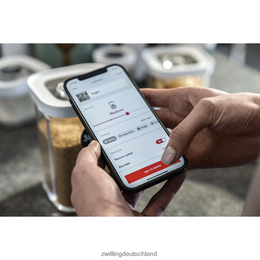 Küche Zwilling Fresh & Save Würfelbehälter 3m, 3 qt, transparent-weiß 484N62468 - Zwilling Besteck