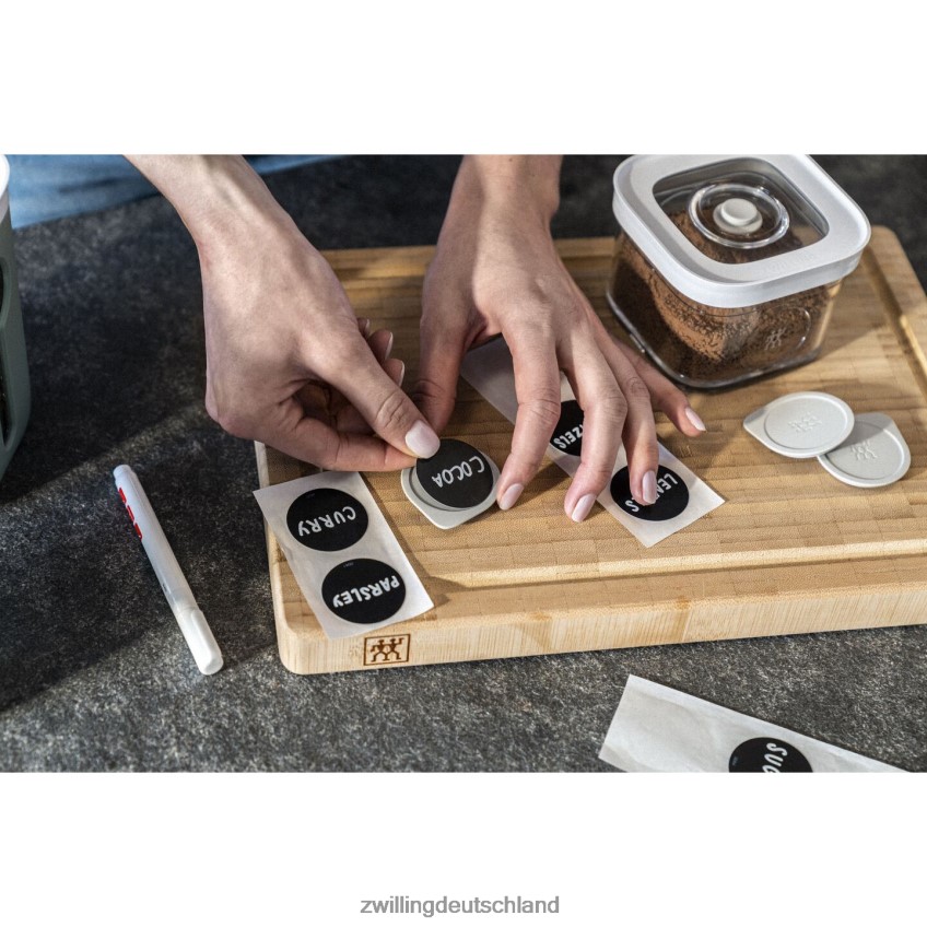 Küche Zwilling Fresh & Save Würfelbehälter-Set, s / 6-teilig, transparent-weiß 484N62454 - Zwilling Deutschland