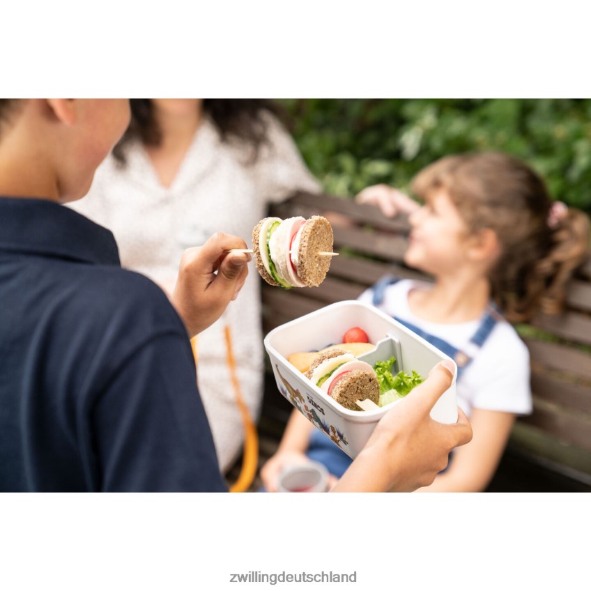 Küche Zwilling Fresh & Save m Dinos Vakuum-Brotdose, Kunststoff, weiß-grau 484N62512 - Zwilling Topfset