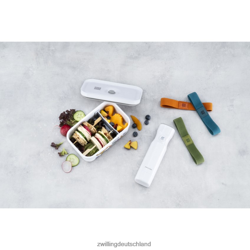 Küche Zwilling Fresh & Save m Dinos Vakuum-Brotdose, Kunststoff, weiß-grau 484N62512 - Zwilling Topfset