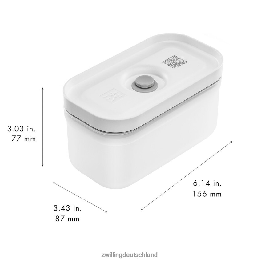 Küche Zwilling Fresh & Save s Vakuum-Brotdose, Kunststoff, halbtransparent-grau 484N62502 - Zwilling Deutschland