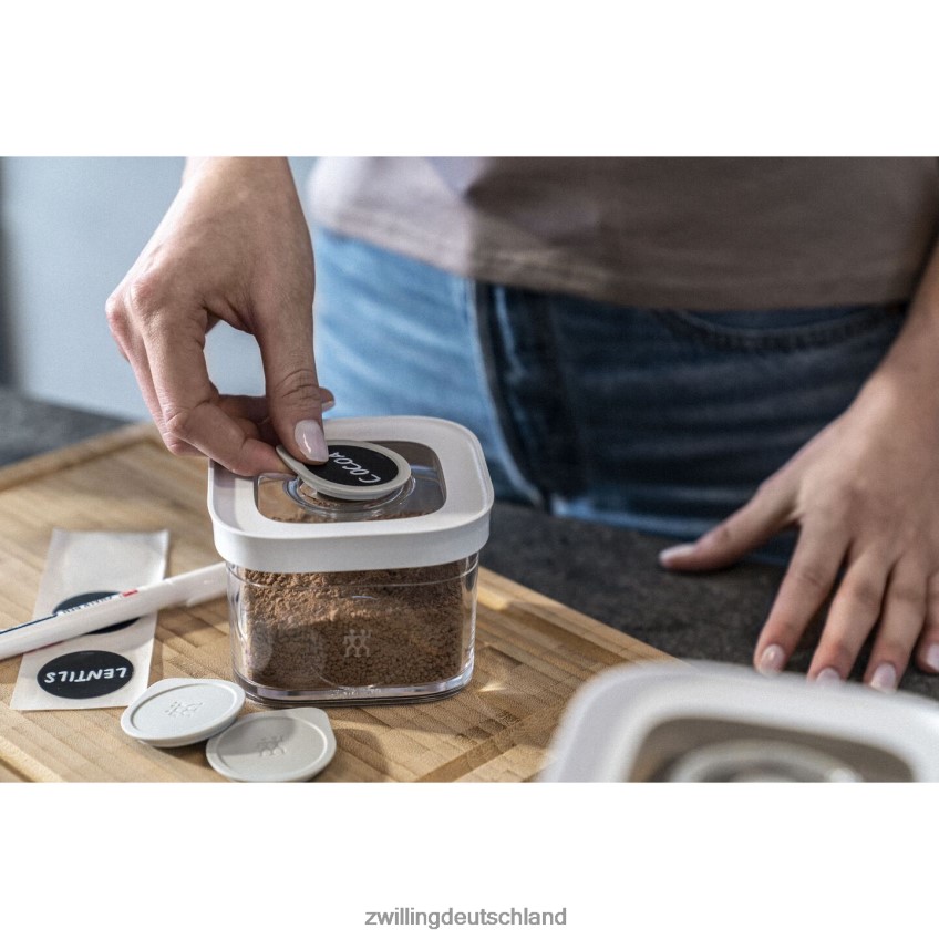 Küche Zwilling fresh & save Cube Etikettenpositionierer-Set, 3-teilig, grau 484N62496 - Zwilling Deutschland