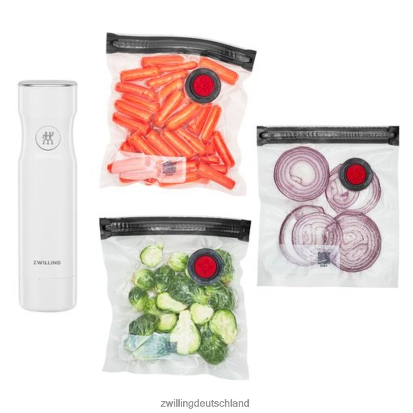 Küche Zwilling fresh & save Pump- und Beutelset, S/M/L / 4-teilig, weiß 484N62524 - Zwilling Topfset