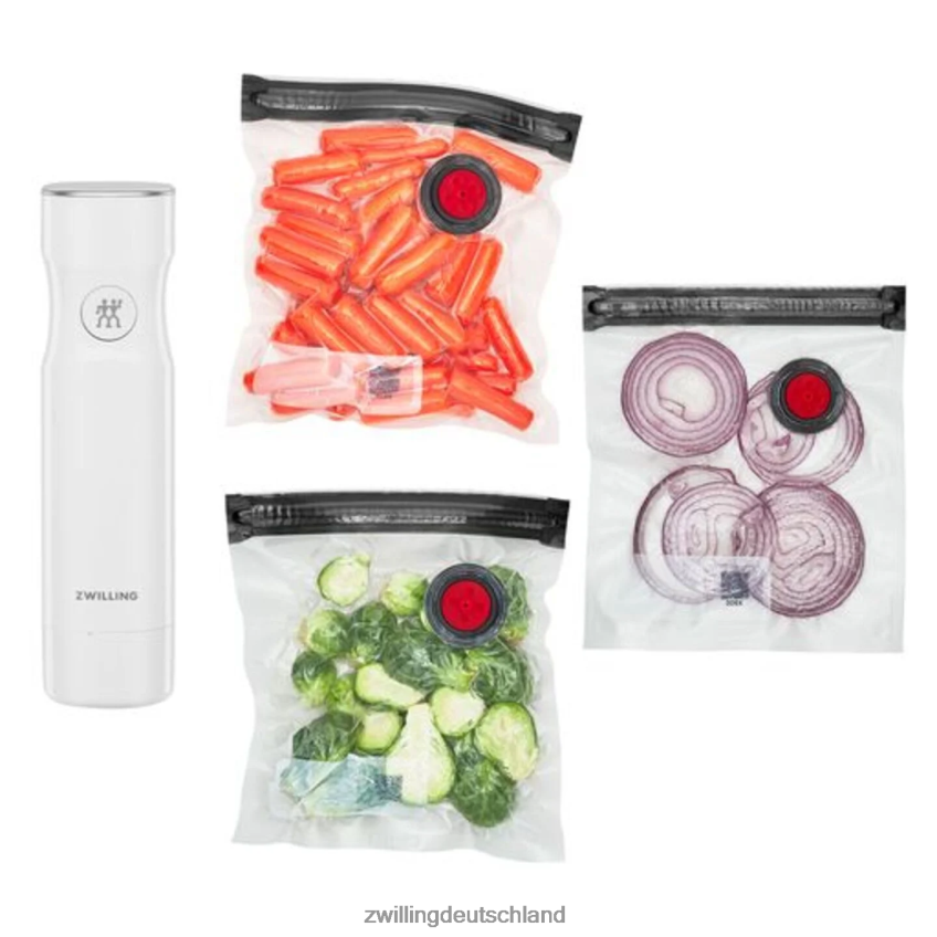 Küche Zwilling fresh & save Pumpen- und Beutelset, s / 4-teilig, weiß 484N62528 - Zwilling Besteck