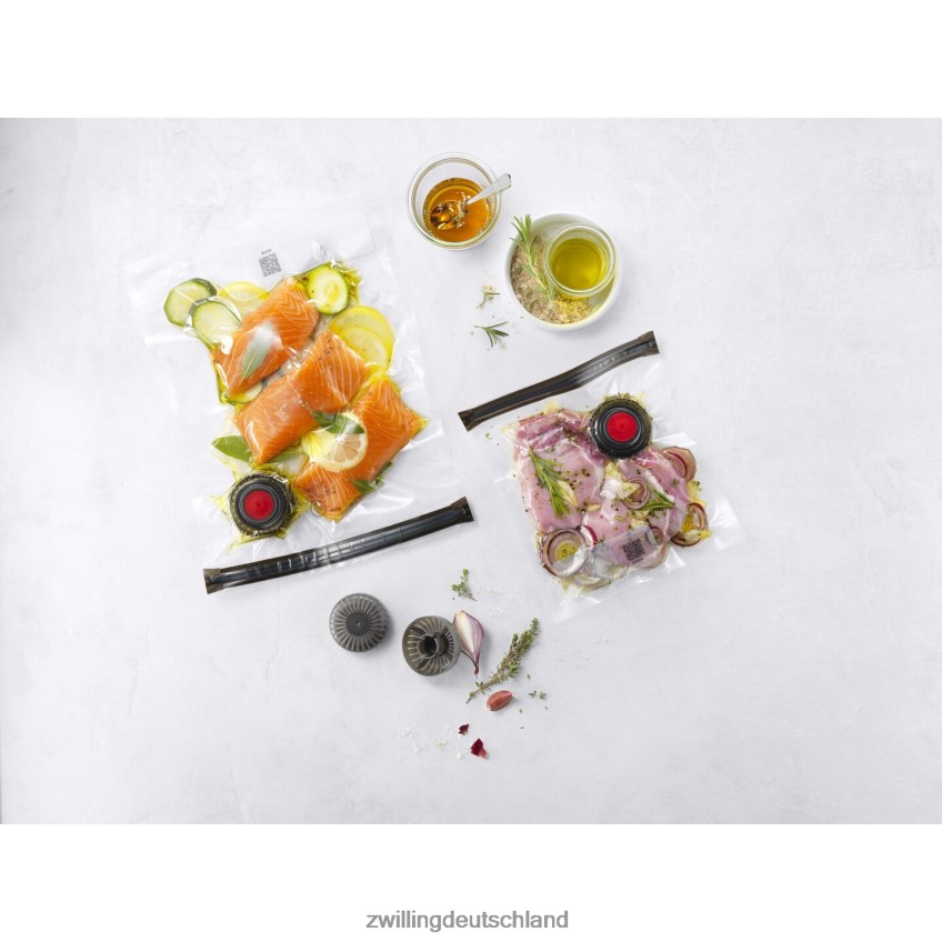 Küche Zwilling fresh & save Vakuum-Zubehörset Flüssigkeitssperre, 6-tlg 484N62453 - Zwilling Besteck