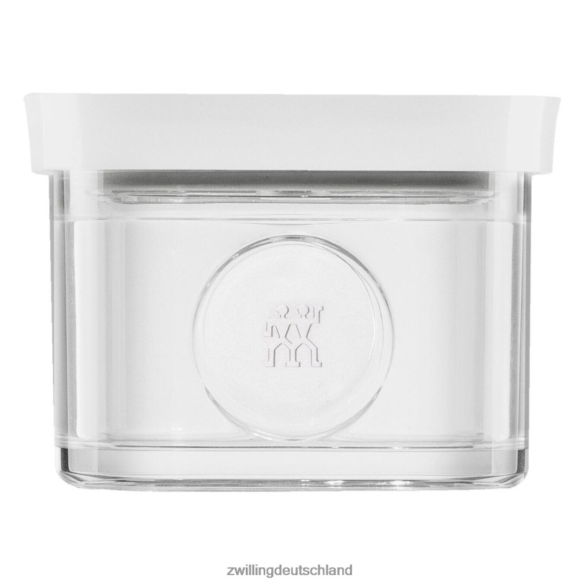 Küche Zwilling fresh & save Würfelbehälter-Set mit Vakuumpumpe, klein, 7-teilig, transparent-weiß 484N62525 - Zwilling Besteck