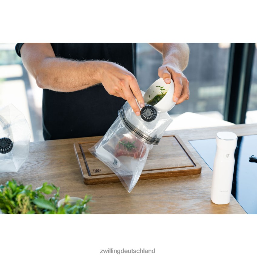 Küche Zwilling fresh & save l / 12-teiliges Vakuumbeutel-Set, Kunststoff 484N62470 - Zwilling Topfset