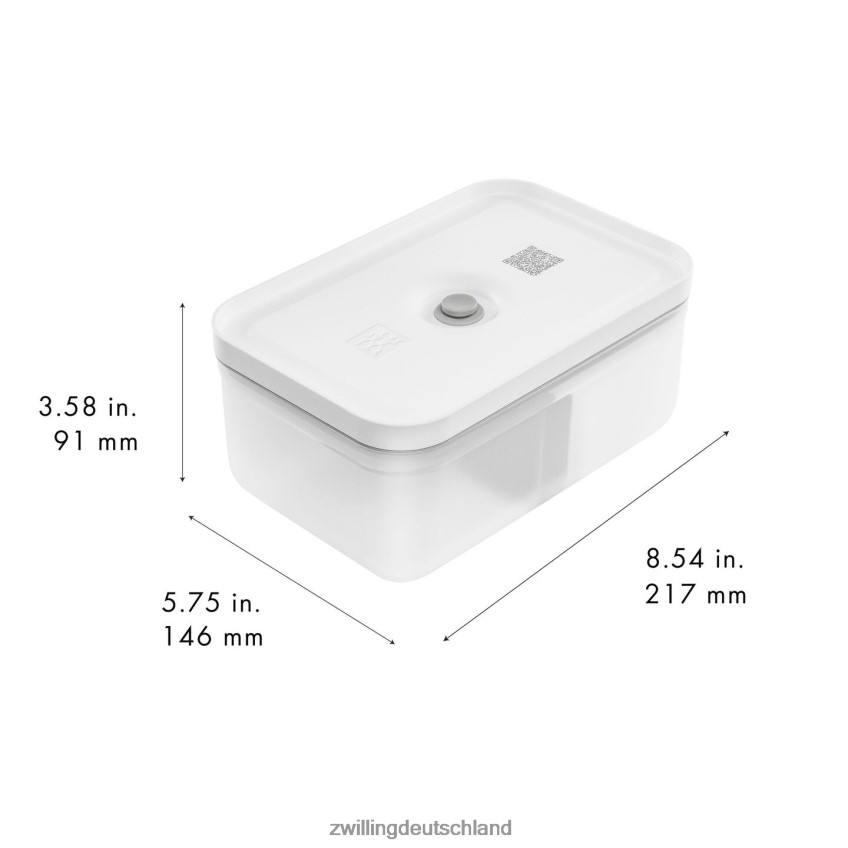 Küche Zwilling fresh & save l Vakuum-Brotdose, Kunststoff, halbtransparent-grau 484N62493 - Zwilling Deutschland