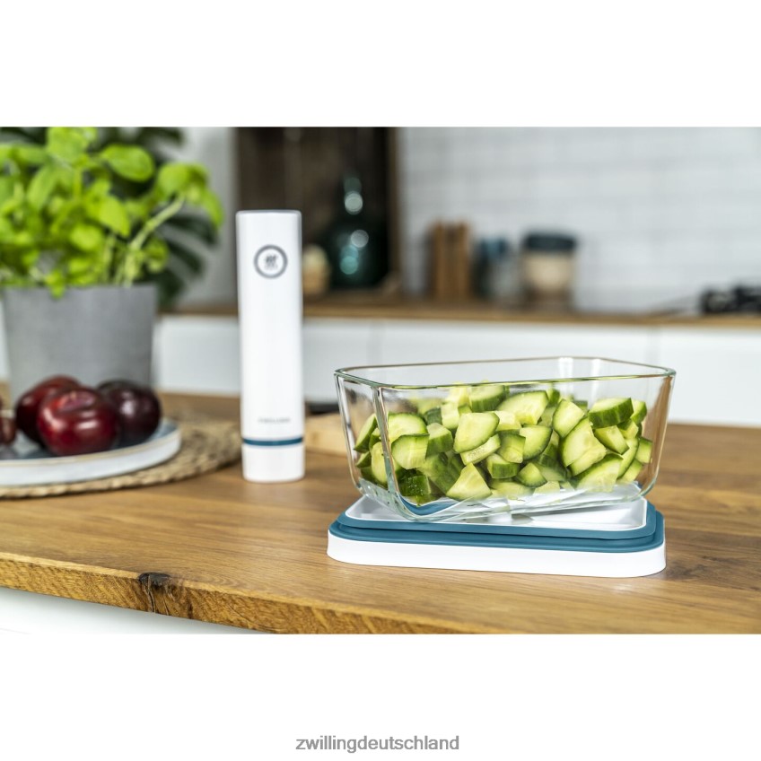 Küche Zwilling fresh & save l Vakuumbox, Glas, la mer 484N62491 - Zwilling Topfset