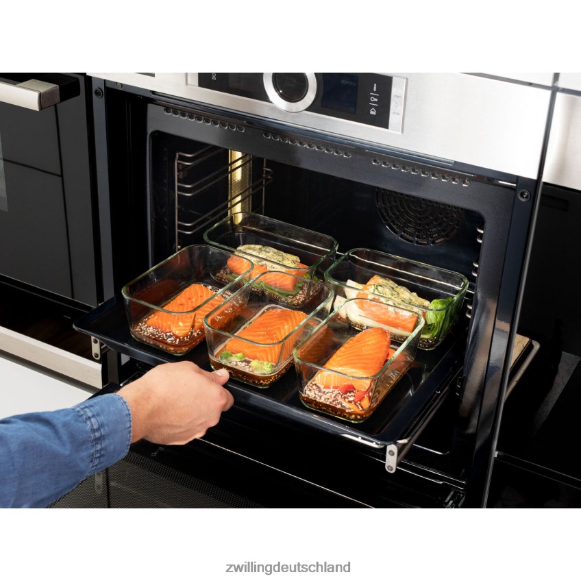 Küche Zwilling fresh & save l Vakuumbox, Glas, la mer 484N62491 - Zwilling Topfset