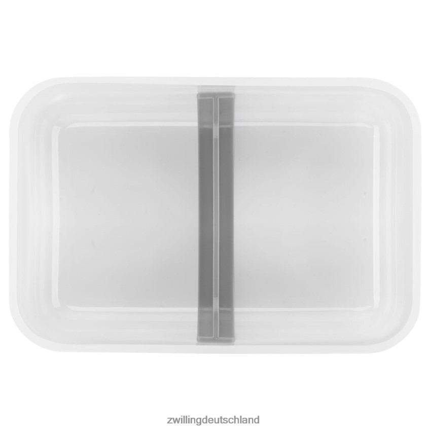 Küche Zwilling fresh & save l flache Vakuum-Brotdose, Kunststoff, halbtransparent-grau 484N62473 - Zwilling Topfset