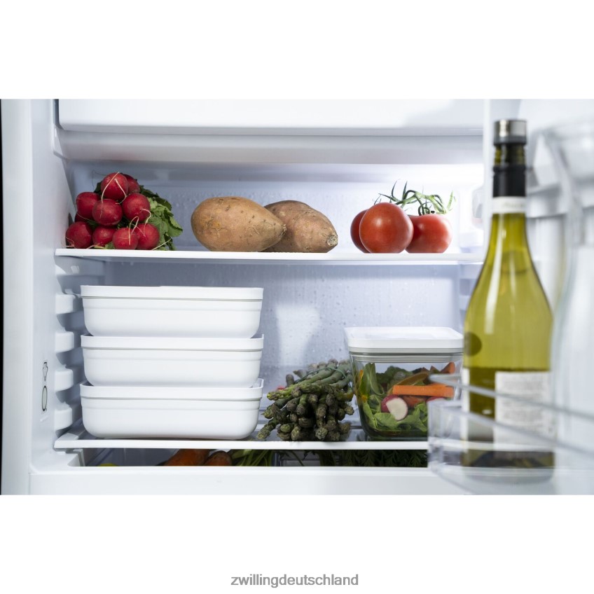 Küche Zwilling fresh & save l flache Vakuum-Brotdose, Kunststoff, weiß-grau 484N62514 - Zwilling Deutschland