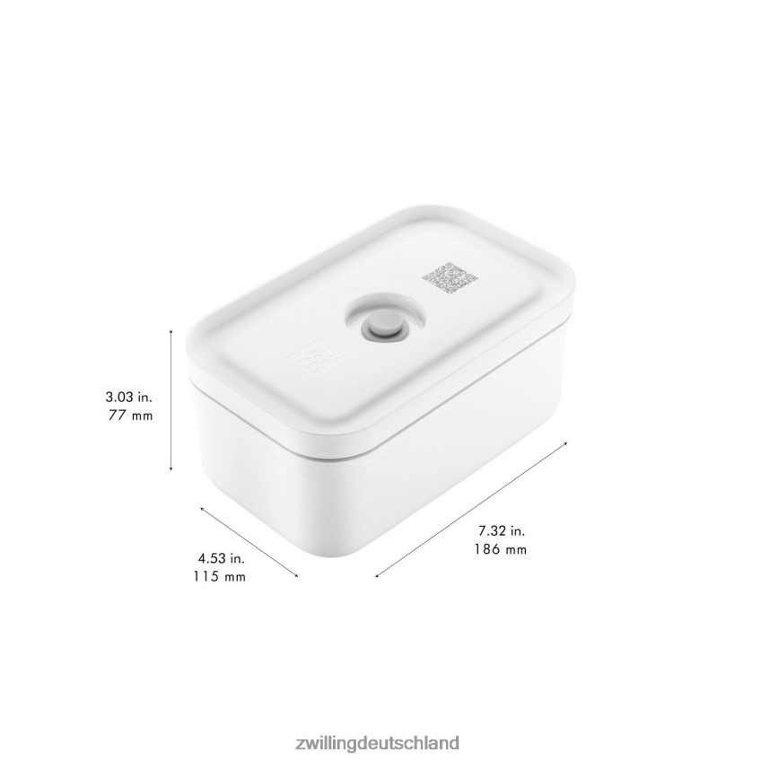 Küche Zwilling fresh & save m Vakuum-Brotdose, Kunststoff, weiß-grau 484N62504 - Zwilling Besteck