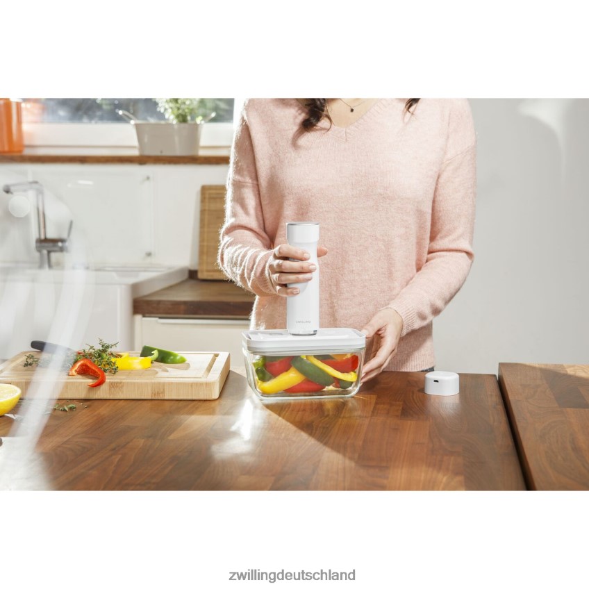 Küche Zwilling fresh & save m Vakuumbehälter, Glas, grau 484N62482 - Zwilling Topfset