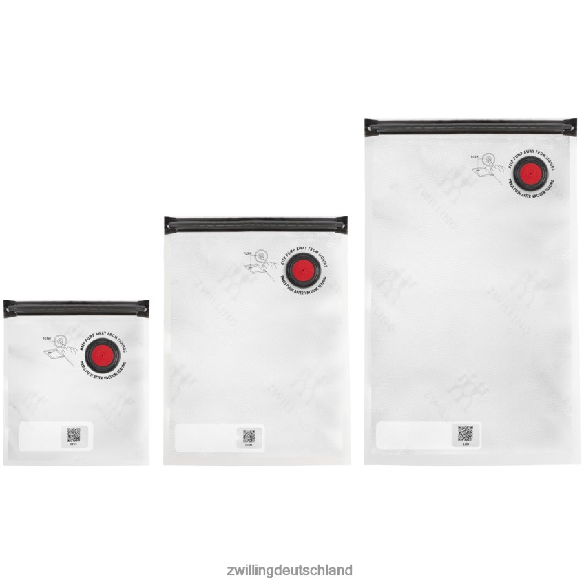 Küche Zwilling fresh & save s/m/l / 10-teiliges Vakuumbeutel-Set, Kunststoff 484N62464 - Zwilling Topfset