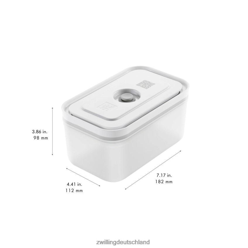 Küche Zwilling fresh & save s/m/l / 3-teiliger Vakuumbehälter, Kunststoff, halbtransparent-grau 484N62476 - Zwilling Topfset