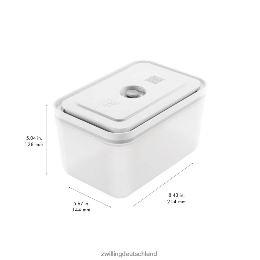 Küche Zwilling fresh & save s/m/l / 3-teiliger Vakuumbehälter, Kunststoff, halbtransparent-grau 484N62476 - Zwilling Topfset