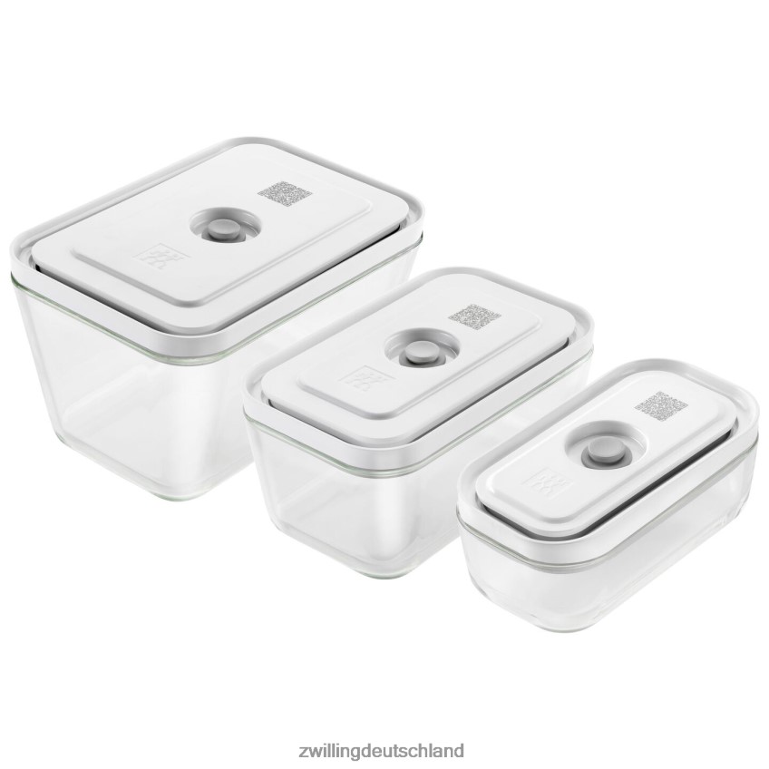 Küche Zwilling fresh & save s/m/l / 3-teiliges Vakuumbehälter-Set, grau 484N62451 - Zwilling Deutschland