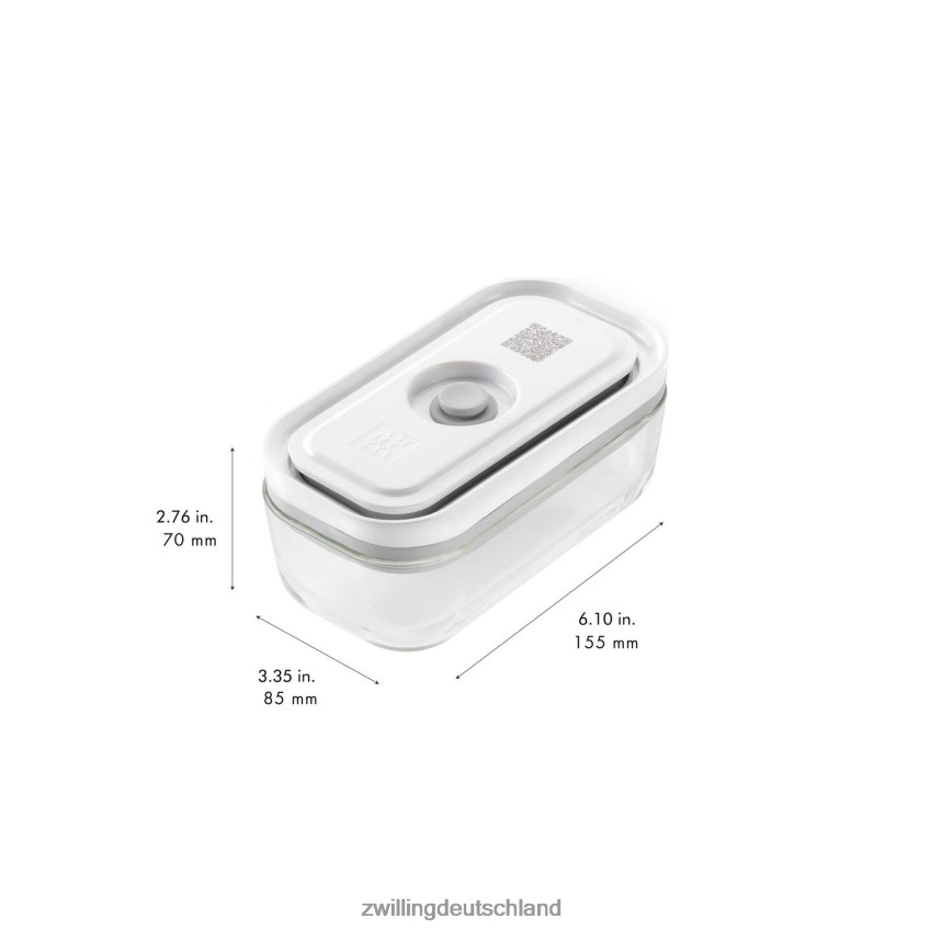 Küche Zwilling fresh & save s/m/l / 3-teiliges Vakuumbehälter-Set, grau 484N62451 - Zwilling Deutschland