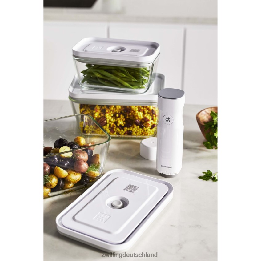 Küche Zwilling fresh & save s/m/l / 3-teiliges Vakuumbehälter-Set, grau 484N62451 - Zwilling Deutschland